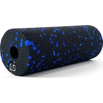 Pěnový válec Mini masážní váleček | Line Sport rolovací váleček 15 cm černý a modrý