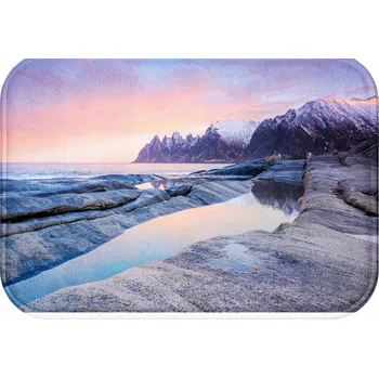 Koupelnová předložka KOUPELNOVÁ PŘEDLOŽKA VODĚODOLNÁ PROTISKLUZOVÁ PŘÍRODA RYCHLESCHNOUCÍ STYL