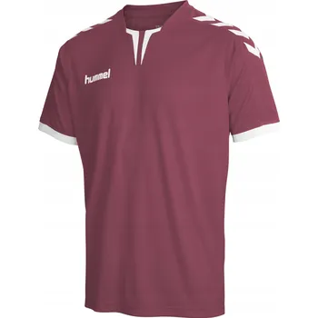 Sportovní tričko T-shirt HUMMEL Core SS poly bordó vel. S