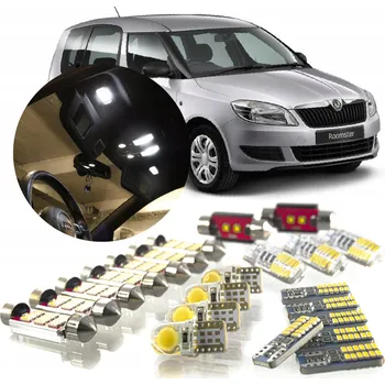 Osvětlení interiéru vozidel ŠKODA ROOMSTER - Sada LED osvětlení interiéru! VIP