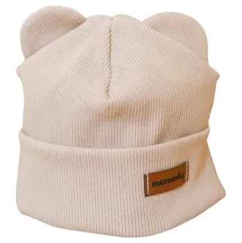 Čepice Čepička pro Miminko Čepice pro Novorozence Bavlna Béžová