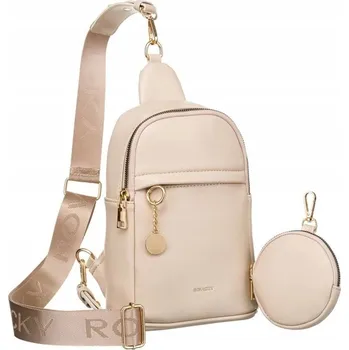 Kabelka Rovicky ledvinka / taška přes rameno R-NER-ALE-8-8072 BEI béžová