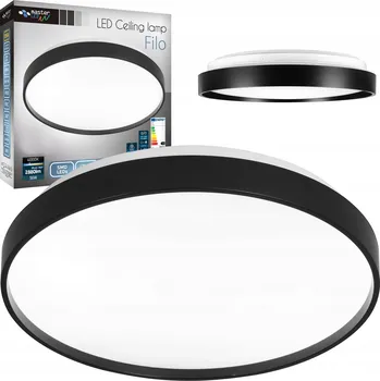 Stropní Svítidlo kulatý Masterled 39 x 39 cm černý