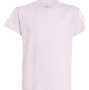 Dívčí tričko adidas Essentials T-Shirt Kids Pink/White 11-12 Years