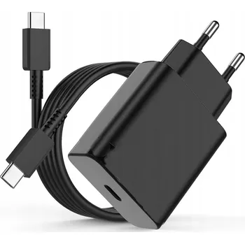 RYCHLÁ SÍŤOVÁ NABÍJEČKA 45W PRO SAMSUNG USB-C PD + KABEL TYPU C 2M