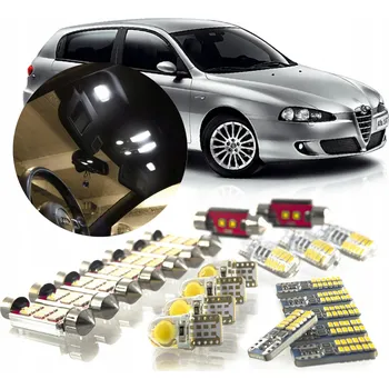 Osvětlení interiéru vozidel ALFA ROMEO 147 - LED SADA OSVĚTLENÍ INTERIÉRU VOZU! VIP