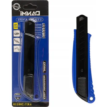 Pracovní nůž NŮŽ NA TAPETY PROFESIONÁLNÍ NÁŘADÍ NŮŽ 18MM