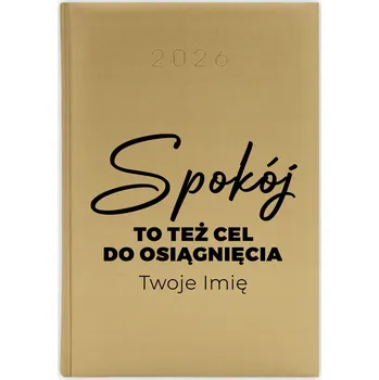 Kalendář Knižní kalendář 2026 A5 zlatý