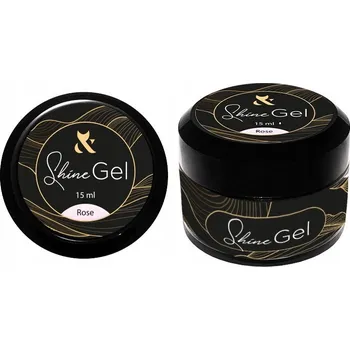 Lak na nehty F.O.X Shine Gel 14ml Rose Stavební Gel Růžový