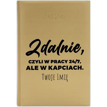 Kalendář Knižní kalendář 2026 A5 zlatý