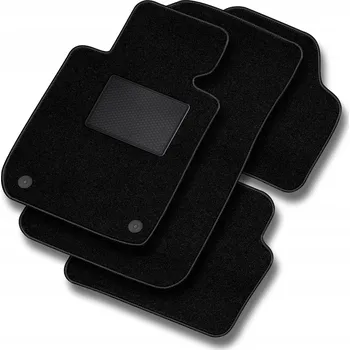 autokoberec Velurové autokoberce BASIC Alfa Romeo 166 1998-2003 - černé lemování