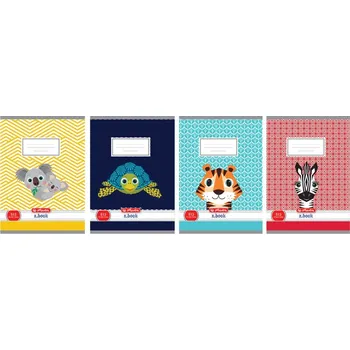 Sešit Herlitz Školní sešit A5 513 10 listů linkovaný Cute animals mix motivů