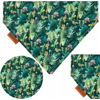 Bandana/Šátek Ukory zelená XS