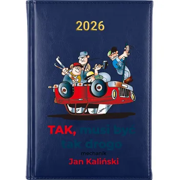 Kalendář Knižní kalendář 2026 A5 modrý