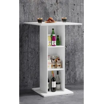 Barový stolek VCM Barový stůl Standos, bílý 487561