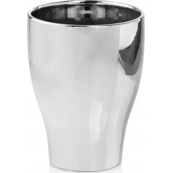 Obal na květináč Šedý keramický Květináč Polnix 17 cm x 13 x 18 cm