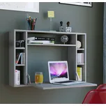 VCM Nástěnný Laptop stůl Wandila, šedý 794660