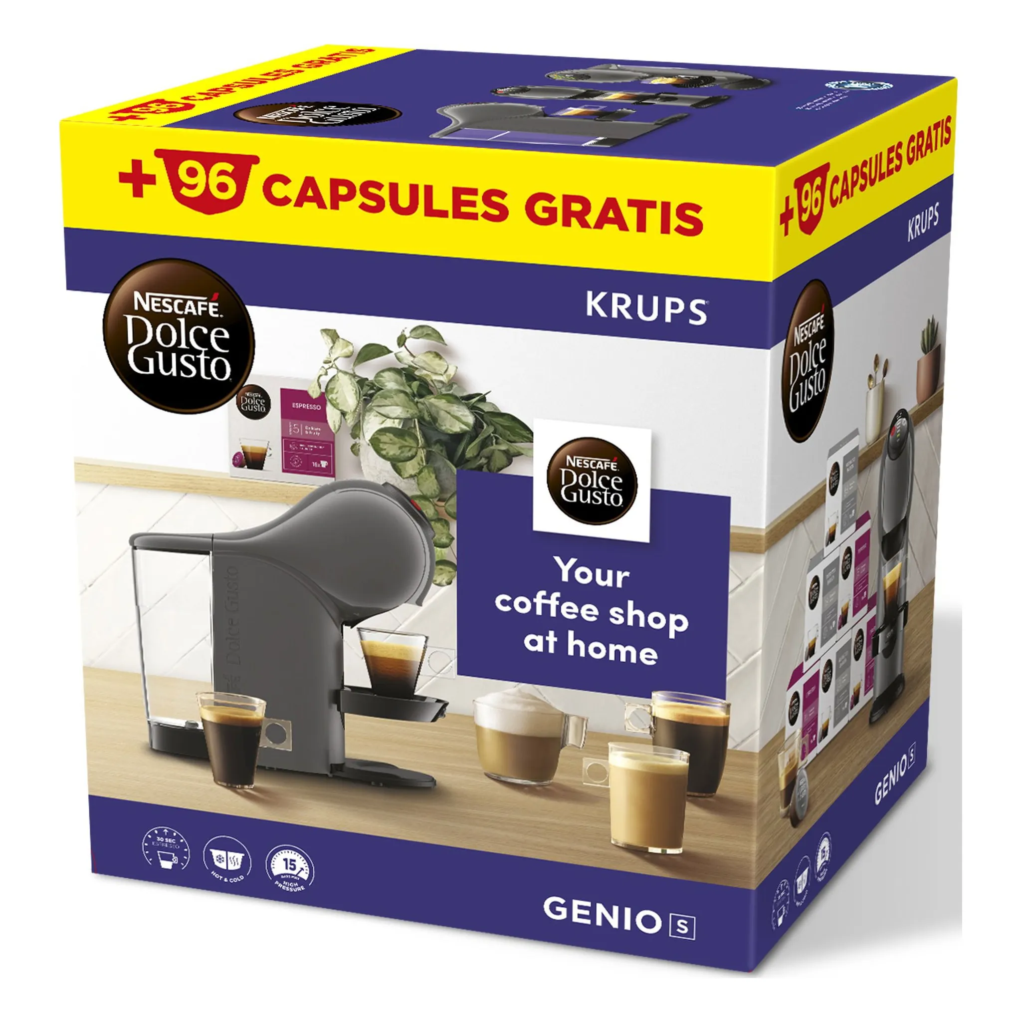 Fotografie 7 - Kávovar Krups Nescafé Dolce Gusto Genio S KP243B10CE