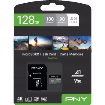 Paměťová karta PNY MicroSDXC karta 128GB P-SDU128V31100PRO-GE