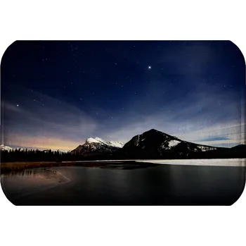 Koupelnová předložka KOUPELNOVÁ PŘEDLOŽKA VODĚODOLNÁ PROTISKLUZOVÁ RYCHLESCHNOUCÍ PŘÍRODA