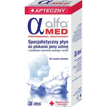 Ústní voda Atos Alfa Med ústní voda bez alkoholu 200 Ml