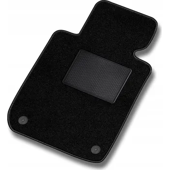 autokoberec Velurový kobereček BASIC Fiat Scudo II 2006-2016, černý lem