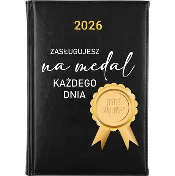 Kalendář Knižkový kalendář 2026 A5 černý