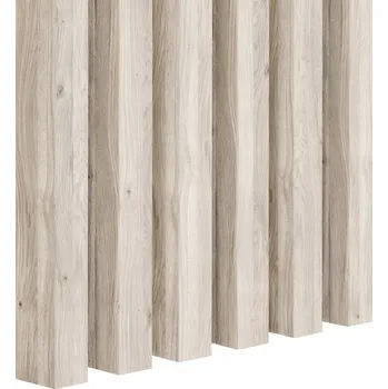 Obklad 3D Lamely PREMIUM 29x40 nástěnné dekorativní panely šedé (popelavé) 12 KUSŮ sada