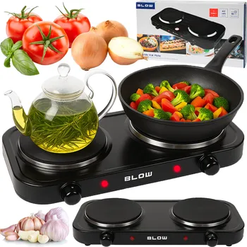 Vařič ELEKTRICKÝ VAŘIČ DVOUPLOTÝNKOVÝ 2000W CESTOVNÍ PLOTÝNKA NA ELEKTŘINU