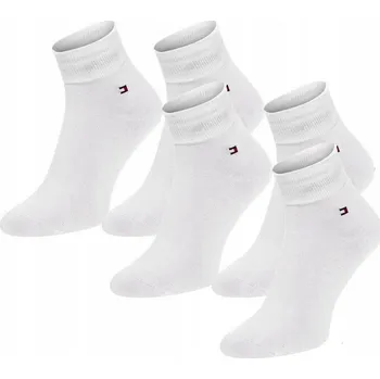 Pánské ponožky Tommy Hilfiger Ponožky TH MEN QUARTER bílé, velikost 47-49
