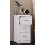 VCM Noční stolek Boxal maxi, bílý 762271