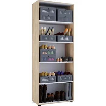 Botník VCM Botník Vandol I bez dveří a 5 polic, dub sonoma 487874