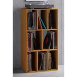 VCM Regál na vinylové desky Schaltino, buk 487234