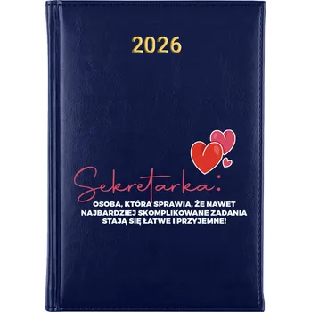 Kalendář Knižní kalendář 2026 A5 modrý