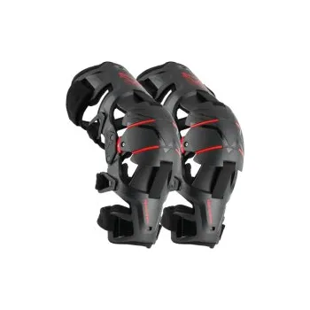 Motocyklový chránič Ortézy na kolena Alpinestars RK-1 Plasma Knee Braces Black/Red, Velikost S / M