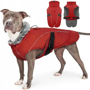 Obleček pro psa PUMYPOREITY Obleček, kabát, bunda pro PSA, voděodolná, nastavitelná *3XL XXXL