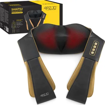 4FIZJO Masážní přístroj na krk a záda 4FIZJO PRO+ ČERNÁ|ŽLUTÁ