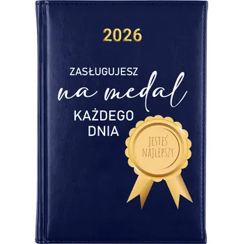 Kalendář Knižní kalendář 2026 A5 modrý