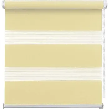 Roleta Roleta den a noc s napínákem, bez vrtání, béžová 90x150 cm