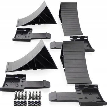 Zajišťovací klín kola 4 klíny pod kola pro přívěsy a automobily s držadlem do 1,6T