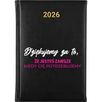 Kalendář Knižkový kalendář 2026 A5 černý