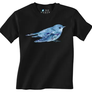 Chlapecké tričko Dětské tričko Salašník horský Bluebird (Velikost: 5-6, Barva: Černá)