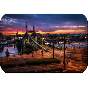 Koupelnová předložka KOUPELNOVÁ PŘEDLOŽKA PROTISKLUZOVÁ RYCHLESCHNOUCÍ PŘÍRODA STYL VODĚODOLNÁ