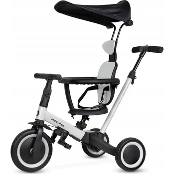 Dětská tříkolka Tříkolka Moovkee. MIKE, černá a šedá