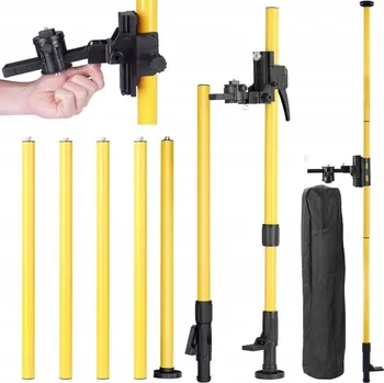 Měřící laser ROZPĚRNÁ TYČ PRO LASEROVOU VODVÁHU KŘÍŽOVÝ LASER STATIV 4,2M 420CM