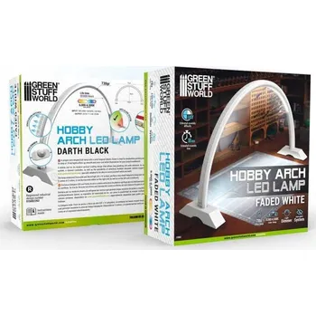 Lampička LED Lampa Hobby Arch - bílá