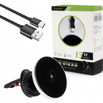 ECOBOX MAGNETICKÝ DRŽÁK TELEFONU 15W BEZDRÁTOVÁ NABÍJEČKA DO AUTA