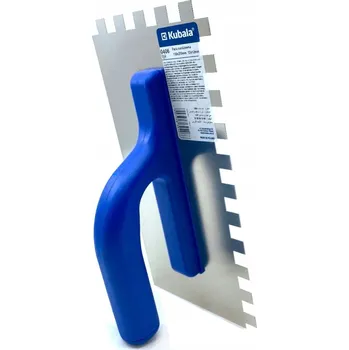 Zednické hladítko Nerezové hladítko se zubem, rukojeť 3K, 130x270 mm, zub 12x12 mm KUBALA