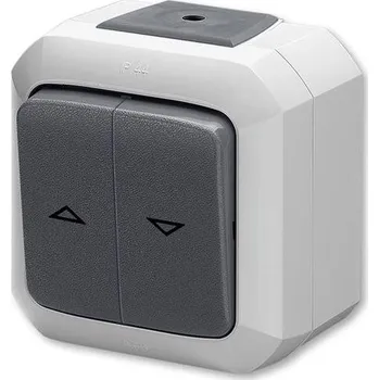 spínač ABB 3558N-C88510 S šedý