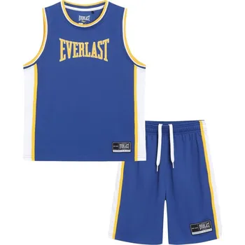 Chlapecké kraťasy Everlast Basketball Set Junior Blue/Yellow 11-12 Years